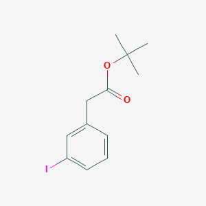 molecular formula C12H15IO2 B1413666 tert-Butyl 2-(3-iodophenyl)acetate CAS No. 2206970-15-0