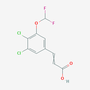 3,4-Dichloro-5-(difluoromethoxy)cinnamic acid