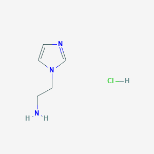 molecular formula C5H10ClN3 B141368 2-(1H-Imidazol-1-YL)ethanamine hydrochloride CAS No. 154094-97-0