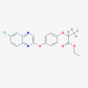 molecular formula C19H17ClN2O4 B1413714 Quizalofop-ethyl-d3 CAS No. 1398065-84-3