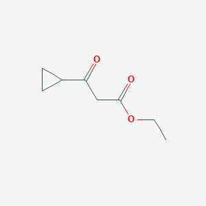 molecular formula C8H12O3 B141377 乙酸3-环丙基-3-氧代丙酸乙酯 CAS No. 24922-02-9