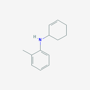 molecular formula C13H17N B14137915 N-Cyclohex-2-en-1-yl-2-methyl-aniline 