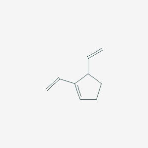 molecular formula C9H12 B14137925 1,5-Diethenylcyclopent-1-ene CAS No. 3641-77-8