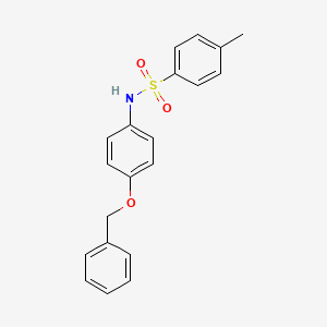molecular formula C20H19NO3S B14137938 N-(4-(benzyloxy)phenyl)-4-methylbenzenesulfonamide CAS No. 58750-86-0