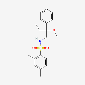 molecular formula C19H25NO3S B14137979 N-(2-methoxy-2-phenylbutyl)-2,4-dimethylbenzenesulfonamide 