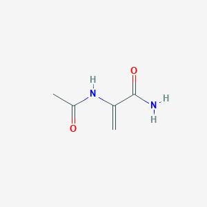 molecular formula C5H8N2O2 B14138027 2-Acetamidoprop-2-enamide CAS No. 89181-51-1