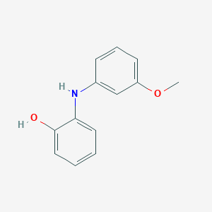 molecular formula C13H13NO2 B14138083 2-((3-Methoxyphenyl)amino)phenol 