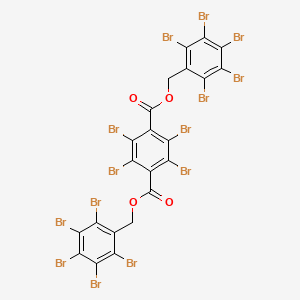 molecular formula C22H4Br14O4 B14138126 Bis[(2,3,4,5,6-pentabromophenyl)methyl] 2,3,5,6-tetrabromobenzene-1,4-dicarboxylate CAS No. 94441-98-2