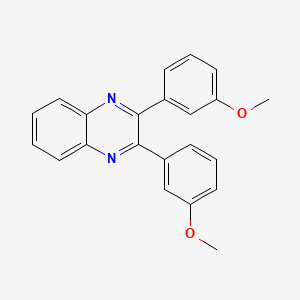 molecular formula C22H18N2O2 B14138170 2,3-Bis(3-Methoxyphenyl)Quinoxaline 