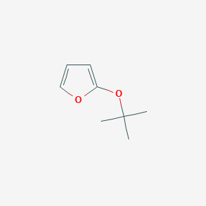 molecular formula C8H12O2 B14138187 Furan, 2-(1,1-dimethylethoxy)- CAS No. 32460-41-6