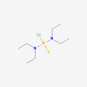 molecular formula C8H20ClN2PS B14138192 N,N,N',N'-Tetraethylphosphorodiamidothioic chloride CAS No. 4234-61-1