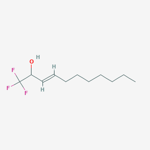 molecular formula C11H19F3O B14138207 1,1,1-Trifluoroundec-3-en-2-ol 