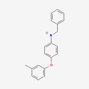molecular formula C20H19NO B14138246 Benzyl (4-m-tolyoxyphenyl)amine 