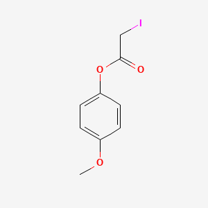 molecular formula C9H9IO3 B14138252 4-Methoxyphenyl 2-iodoacetate 