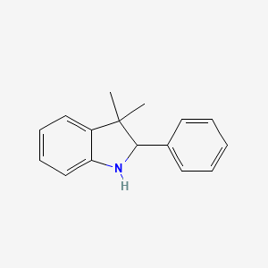molecular formula C16H17N B14138285 3-Dimethyl-2-phenylindoline 