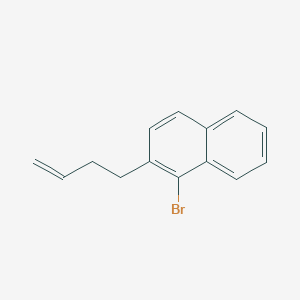 molecular formula C14H13Br B14138327 1-Bromo-2-(but-3-en-1-yl)naphthalene CAS No. 109433-16-1