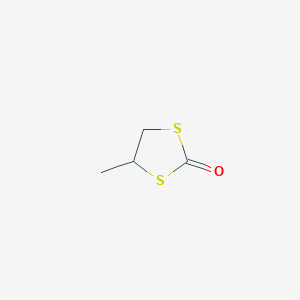 molecular formula C4H6OS2 B141384 4-Methyl-1,3-dithiolan-2-one CAS No. 21548-49-2