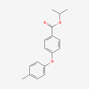 molecular formula C17H18O3 B14138419 Propan-2-yl 4-(4-methylphenoxy)benzoate 