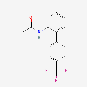 molecular formula C15H12F3NO B14138498 N-[4'-(Trifluoromethyl)-2-biphenylyl]acetamide 