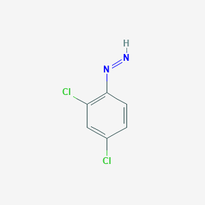 molecular formula C6H4Cl2N2 B14138511 Diazene, (2,4-dichlorophenyl)- CAS No. 887582-30-1