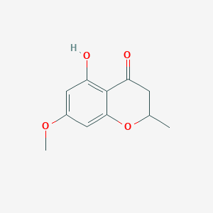 molecular formula C11H12O4 B14138542 5-Hydroxy-7-methoxy-2-methylchroman-4-one CAS No. 86361-56-0