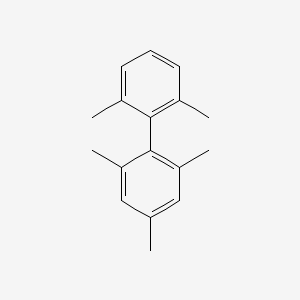 molecular formula C17H20 B14138575 1,1'-Biphenyl, 2,2',4,6,6'-pentamethyl- CAS No. 76411-12-6