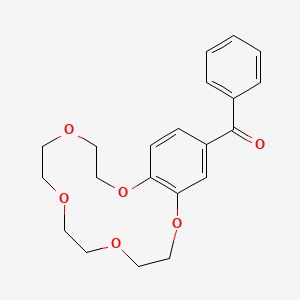 molecular formula C21H24O6 B14138589 Benzoylbenzo-15-crown-5 CAS No. 87251-56-7
