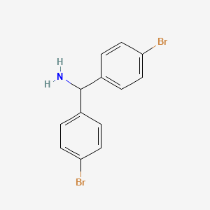 molecular formula C13H11Br2N B14138613 Bis(4-bromophenyl)methanamine 