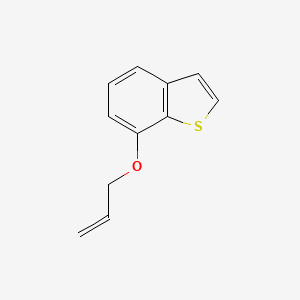 molecular formula C11H10OS B14138630 7-[(Prop-2-en-1-yl)oxy]-1-benzothiophene CAS No. 88791-10-0