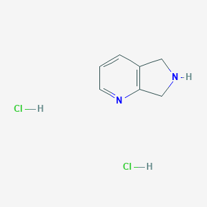 molecular formula C7H10Cl2N2 B141387 6,7-Dihydro-5H-pyrrolo[3,4-b]pyridine dihydrochloride CAS No. 147740-02-1