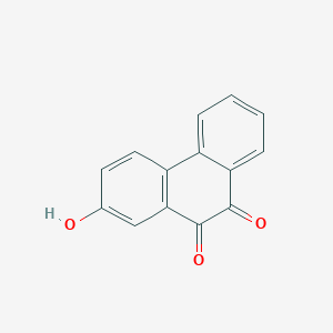 molecular formula C14H8O3 B14138702 2-Hydroxyphenanthrene-9,10-dione CAS No. 4088-81-7