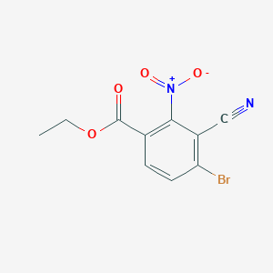 Ethyl 4-bromo-3-cyano-2-nitrobenzoate