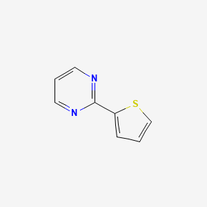 molecular formula C8H6N2S B14138760 2-(2-Thienyl)pyrimidine 