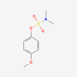 molecular formula C9H13NO4S B14138780 4-Methoxyphenyl N,N-dimethylsulfamate 