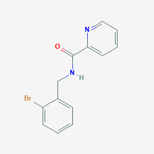 molecular formula C13H11BrN2O B14138791 N-(2-Bromobenzyl)picolinamide 