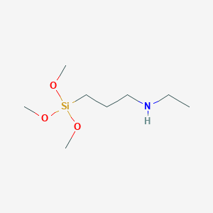 molecular formula C8H21NO3Si B14138826 N-Ethyl-3-(trimethoxysilyl)propan-1-amine CAS No. 3451-81-8
