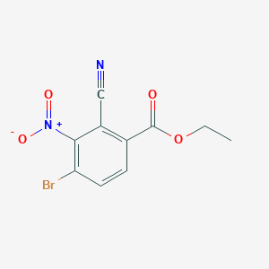 Ethyl 4-bromo-2-cyano-3-nitrobenzoate