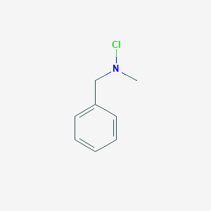 molecular formula C8H10ClN B14138849 N-Chloro-N-methylbenzylamine CAS No. 3555-71-3