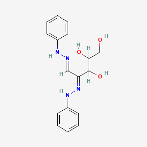 molecular formula C17H20N4O3 B14138853 D-Lyxose phenylosazone CAS No. 3322-01-8