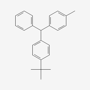 molecular formula C24H26 B14138977 (4-tert-Butylphenyl)(4-methylphenyl)phenylmethane 