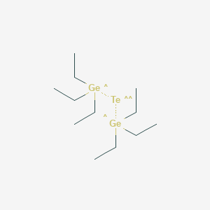 molecular formula C12H30Ge2Te B14138990 Hexaethyldigermtellurane CAS No. 5582-58-1
