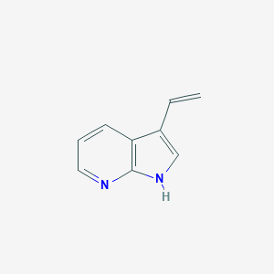 molecular formula C9H8N2 B141391 3-Ethenyl-1H-pyrrolo[2,3-B]pyridine CAS No. 145901-21-9