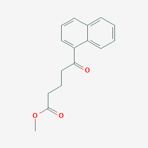 molecular formula C16H16O3 B14139104 Methyl 5-(1-naphthyl)-5-oxopentanoate CAS No. 13672-44-1