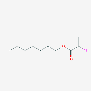molecular formula C10H19IO2 B14139157 Heptyl 2-iodopropanoate 