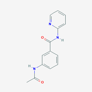 molecular formula C14H13N3O2 B14139187 3-(acetylamino)-N-(pyridin-2-yl)benzamide CAS No. 85367-03-9