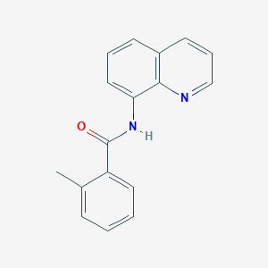 molecular formula C17H14N2O B14139201 2-methyl-N-(quinolin-8-yl)benzamide 