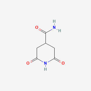 molecular formula C6H8N2O3 B14139220 2,6-Dioxopiperidine-4-carboxamide CAS No. 887583-72-4