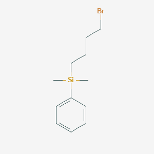 molecular formula C12H19BrSi B14139274 (4-Bromobutyl)(dimethyl)phenylsilane CAS No. 52000-66-5
