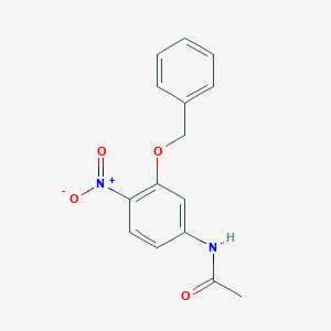 molecular formula C15H14N2O4 B14139342 N-[3-(Benzyloxy)-4-nitrophenyl]acetamide CAS No. 89102-04-5