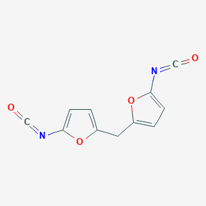 molecular formula C11H6N2O4 B14139349 2,2'-Methylenebis(5-isocyanatofuran) CAS No. 88768-51-8